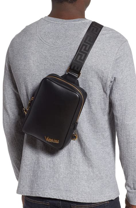 versace sling bag men